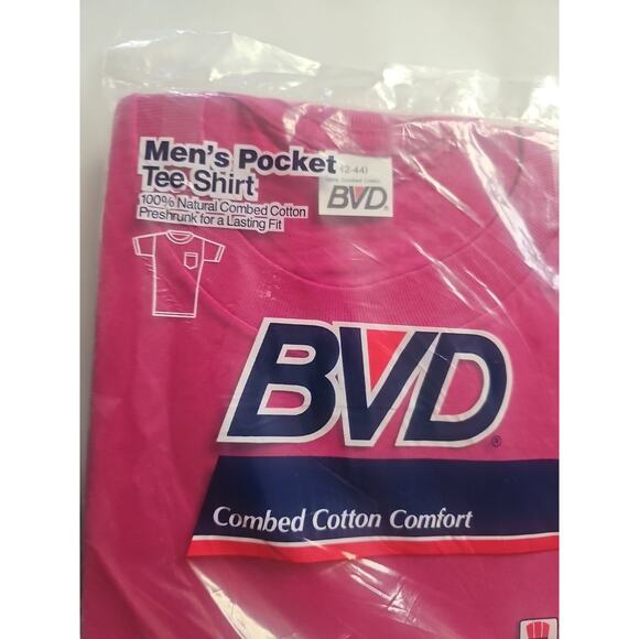 3 VTG Dead Stock 1988 BVD ~Blue 100% Combed Cotton Zs L ) - Picture 10 of 14